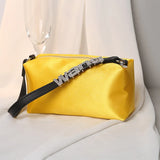 Rhinestone Hobos Bag Crystal Chain Sling Top-handle Handbag