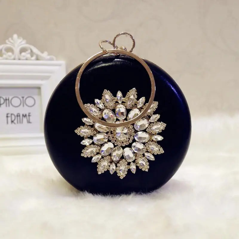 Crystal Chain Shoulder Handbag for Wedding