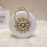 Crystal Chain Shoulder Handbag for Wedding