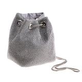 Rhinestone Women Handbags Diamond Bucket Shoulder Bag