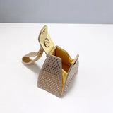 Silver Rhinestones Clutch Triangle Evening Bag