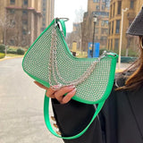 Small Rhinestone Crossbody Sling Bag for Women