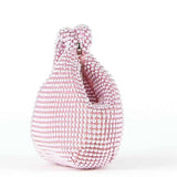 Metallic Evening Clutch Bag Rhinestones Women Handbag