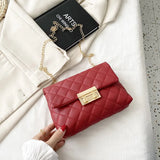 Embroidered Crossbody Bag Small Inclined Span Ladies Bag