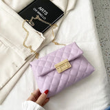 Embroidered Crossbody Bag Small Inclined Span Ladies Bag