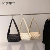 Cotton-Padded Embroidery Hand Bag Quilted Autumn Winter for Holiday Party