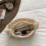 Cotton-Padded Embroidery Hand Bag Quilted Autumn Winter for Holiday Party