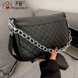 Embroidered Chain Crossbody Bag with Small Purse for Weekend Vacation