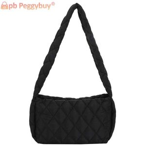 Quilted Commute Bags Embroidery Thread Underarm Bags for Holiday Party