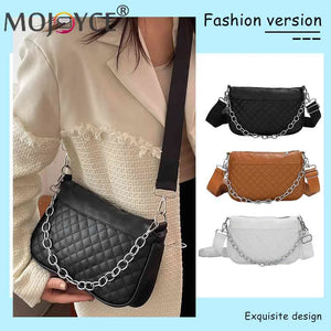 Embroidered Chain Crossbody Bag with Small Purse for Weekend Vacation