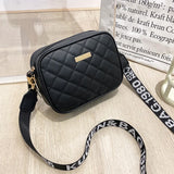 Small Square Shoulder Bag Mini Zipper Handbags Female Crossbody