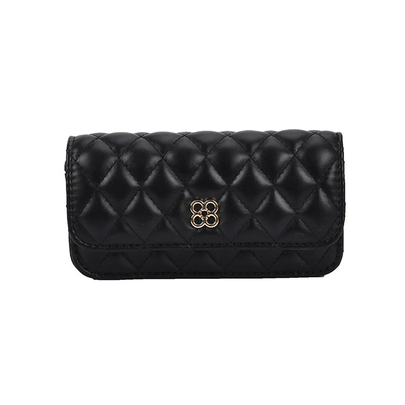 Retro Rhombus Pearl Chain Bag Small Square Bag