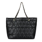 Rhombus Large Capacity Women Shoulder Bag