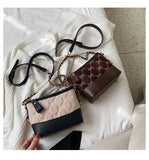 Rhombus Chain Shoulder Bag 18X7X13cm