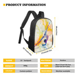 Rhythmic Gymnastics Print Backpack For Girls 15 Inch Backpacks For Women Kids Ba