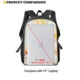 Rhythmic Gymnastics Print Backpack For Girls 15 Inch Backpacks For Women Kids Ba