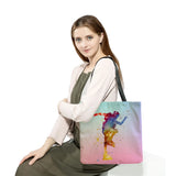 Rhythmic Gymnastics Women's Shoulder Bag High Capacity Eco Reusable Shopping Bag