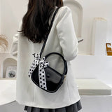 Ribbon Handbag Western Style One-shoulder Messenger Bag