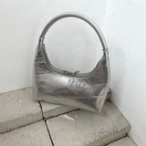 Richme Y2k Silver Ladies Shoulder Bag Casual Sac A Main Femme