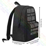 Rick Astley Never Gonna Lyrics Music Song Large Capacity Backpack