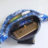 Camouflage Waist Bag Waterproof Antitheft Fanny Pack