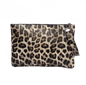 Leopard Crossbody Bag with Carbon Fiber Wallet