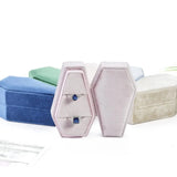 Ring Box 2-Position Removable Lid Jewelry Box Happy Halloween Ring Case