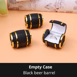 Ring Earrings Jewelry Case Mini Empty Jewelry Storage Bag Portable Travel Box