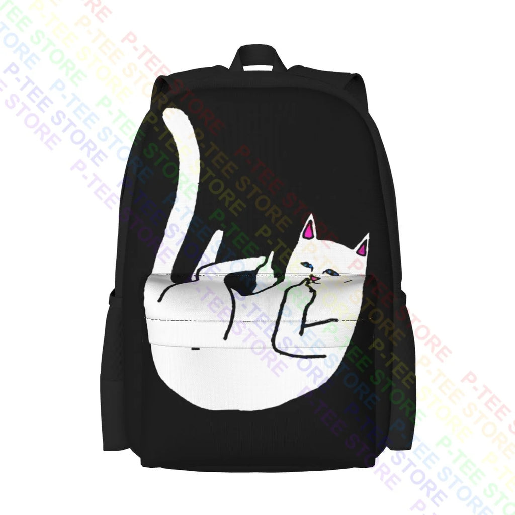 Retro Lord Nermal Backpack with Large Capacity