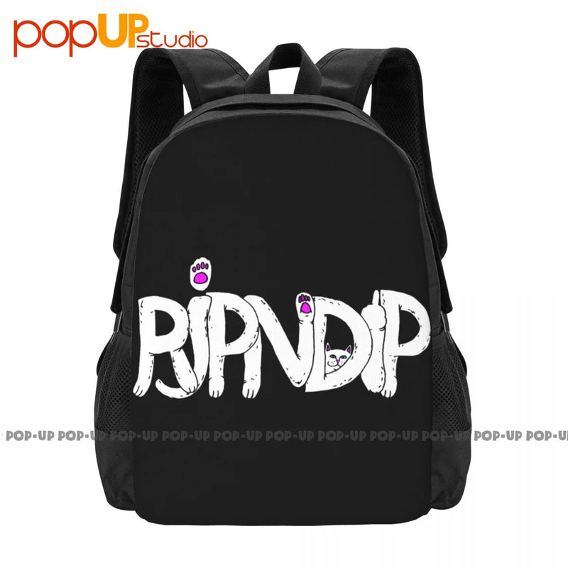 Cat Paws Backpack Large Capacity 3D Printing Outdoor Running