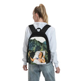 Rising Mountain Backpacks Men's and Women's Zipper Anime Backpack Bags
