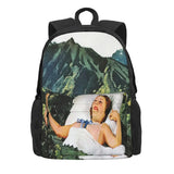 Rising Mountain Backpacks Men's and Women's Zipper Anime Backpack Bags