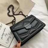Rivet Chain Crossbody Bag for Women Shoulder Bag Lady Small Handbag