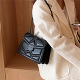 Rivet Chain Crossbody Bag Women Shoulder Messenger Handbag Lady Purse