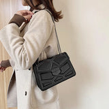 Small Crossbody Bag Women Shoulder Messenger Handbag Rivet Chain Lady Purse