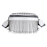 Leather Waist Pack Fanny Pack Chest Bag Tassel Crossbody Belt Bag Phone Pouch