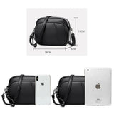 Rivet Tassel Crossbody Bag Women Casual Shoulder Bag Pu Leather Messenger Bag