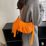 Rivets Armpit Shoulder Bag 2 Pcs/set