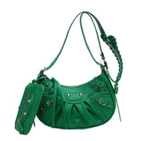 Rivets Armpit Shoulder Bag 2 Pcs/set