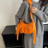 Rivets Armpit Shoulder Bag 2 Pcs/set