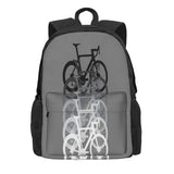 Road Bike Fade Backpacks Men's & Women's School Bag