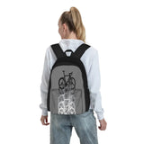 Road Bike Fade Backpacks Men's & Women's School Bag