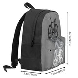 Road Bike Fade Backpacks Men's & Women's School Bag