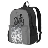 Road Bike Fade Backpacks Men's & Women's School Bag