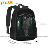 Robert Pattinson Killer Bella Backpack Large Capacity Shopping Bag