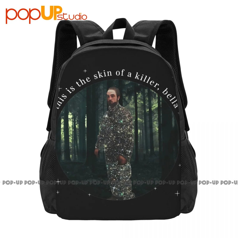 Robert Pattinson Killer Bella Backpack Large Capacity Shopping Bag