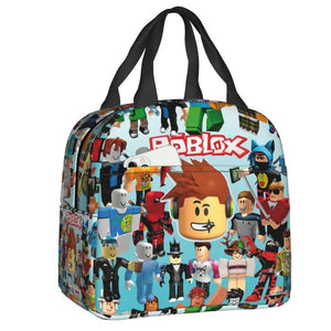 Roblox Characters Lunch Bag Thermal Cooler Kids School Child