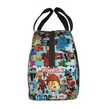 Roblox Characters Lunch Bag Thermal Cooler Kids School Child