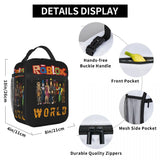 Robloxs World Insulated Lunch Bag for Women