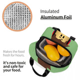 Robot Anime Game Robloxs Insulated Lunch Bag for Outdoor Picnic